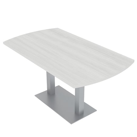 Skutchi Designs 33.5 in W, 69.5 in L, 29 in H, Engineered Wood Top, White HAR-AREC-34X70-DOU-WHCYPRESS